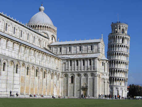 Platz der Wunder in Pisa foto
