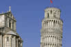 Touristen Und Der Schiefe Turm Von Pisa